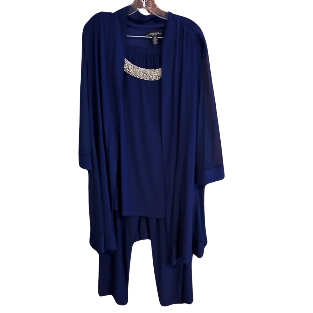 R & M Richards Blue Pantsuit